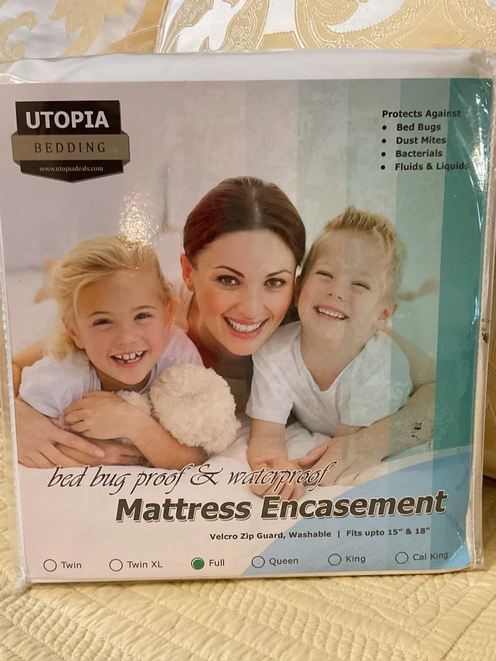 NEW SET OF UTOPIA BEDDING FULL SIZE BOX SPRING & FULL SIZE MATTRESS ENCASEMENTS